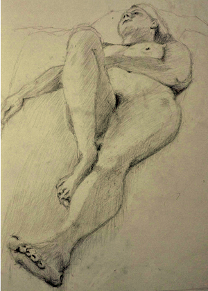 beginner drawing after Life Drawing classes